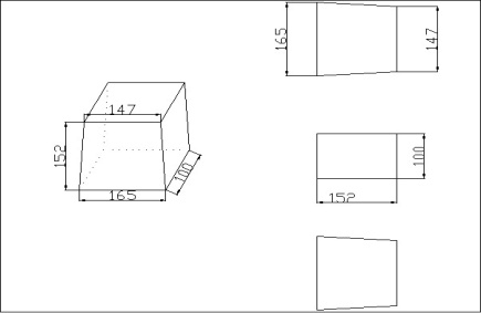 the drawing of alumina magnesia carbon bricks for ladle bottom